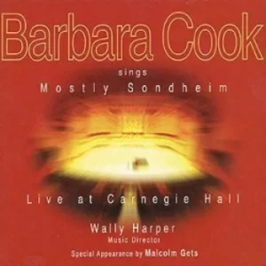 Image of Sings Mostly Sondeim Live At Carnegie Hall by Barbara Cook CD Album