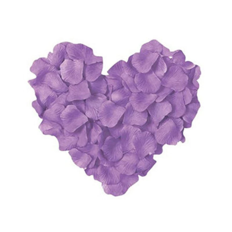 Image of Shatchi 1000pcs Light Purple Silk Rose Petals Wedding Mothers Day Wedding Confetti Anniversary Table Decorations Purple