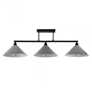 Image of Fillatt Steampunk Fitting in Black with Waywell Shades in Grey