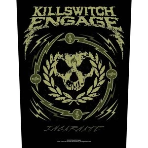 Image of Killswitch Engage - Skull Wreath Back Patch