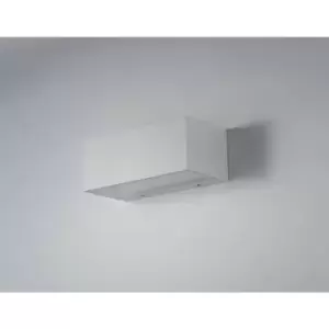 Image of Fan Europe Twin LED 2 Light Up Down Light White, IP54 1250lm 4000K 22x10.3x8.5cm