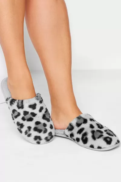 Image of Mule Slippers In Wide E Fit