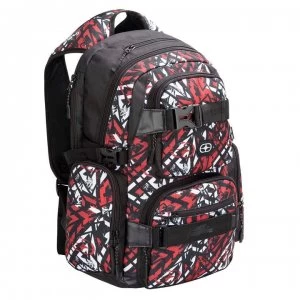 Image of No Fear Skate Backpack - Red/White