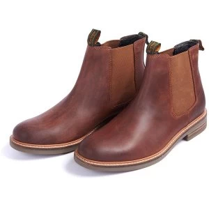 Image of Barbour Mens Farsley Chelsea Boots Dark Tan 8 (EU42)