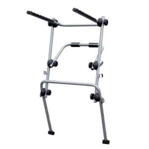 Image of Menabo Main High Rise Rear-Mounted Bike Rack for 3 Bikes - Silver