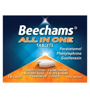 Image of Beechams All In One Tablets 16 Tablets