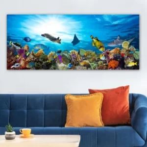 Image of YTY295429769_50120 Multicolor Decorative Canvas Painting