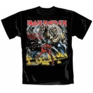 Image of Iron Maiden Number of The Beast Mens T Shirt: Medium