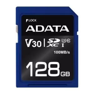 Image of ADATA ASDX128GUI3V30S-R memory card 128GB SDXC Class 10 UHS-I