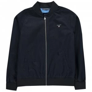 Image of Gant Gant Ribbed Jacket - Navy 433