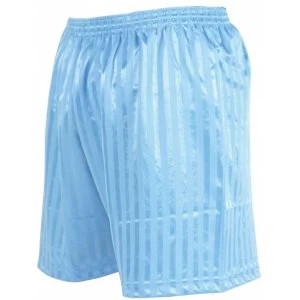 Image of Precision Striped Continental Football Shorts 42-44" Sky Blue