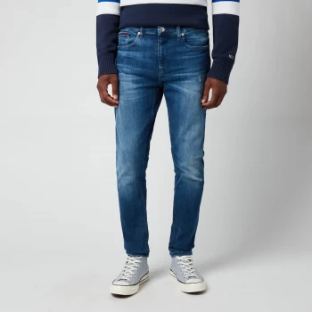 Image of Tommy Jeans Mens Austin Slim Tapered Jeans - Denim Dark - W30/L32