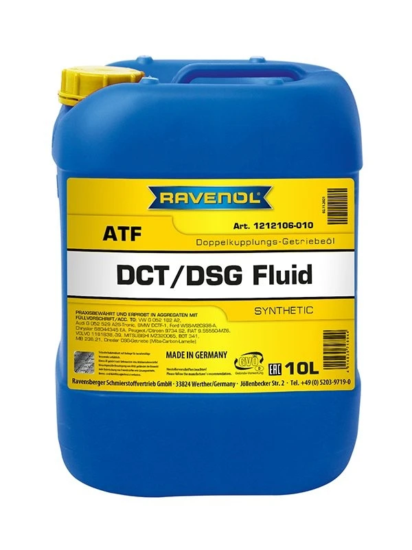 Image of RAVENOL 1212106-010-01-999 Automatic Transmission Fluid ATF DTC, Capacity: 10l Oil,automatic transmission (3069)