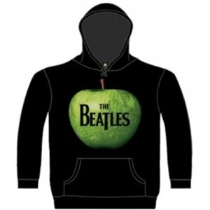 Image of The Beatles Apple Hooded Top Black: Medium