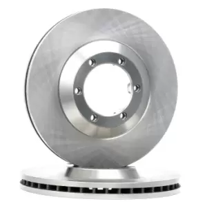 Image of RIDEX Brake disc CHEVROLET,ISUZU 82B0733 94712570,8972382730,8973606770 Brake rotor,Brake discs,Brake rotors 8973606771,8973606772,8973606780,97360677