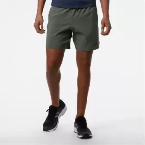 Image of New Balance 7" Tenacity Woven Logo Short - Green