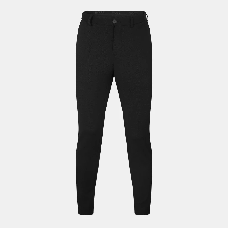 Image of Boss Mens Straight Leg Trousers Straight Trousers 28W R Black 51164503285
