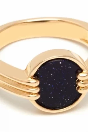 Image of Lola Rose Jewellery Blue Sandstone Garbo Mini Ring JEWEL 583671