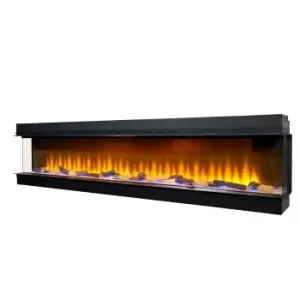 Image of Adam Sahara Electric Inset Media Wall Fire 81"