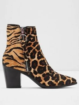 Image of Aldo Arolia Ankle Boots - Animal Print