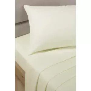 Image of Percale Cream Extra Deep Fitted, Single - Cream - Rapport