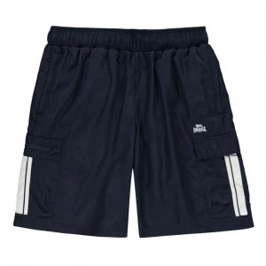Image of Lonsdale Cargo Shorts Mens - Navy