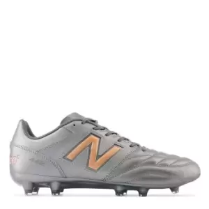 Image of New Balance 442 V2 Team Firm Ground Football Boot - Silver