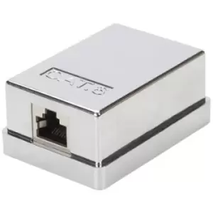 Image of Digitus Network outlet Surface-mount CAT 6 1 port Silver