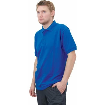 Image of Tuffsafe - Firenze 65/35 Medium Royal Blue Polo Shirt