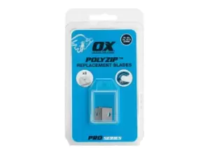 Image of OX Tools OX-P562701 Polyzip Spare A Blades 3pk