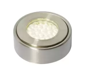Image of Forum Lighting 1.5W Culina Laghetto LED Circle Surface Light Brushed Satin Nickel 4000K - CUL-21625
