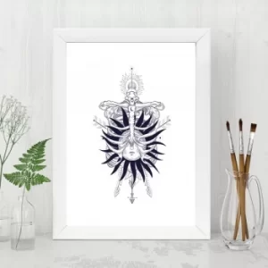 Image of BC10722691373 Multicolor Decorative Framed MDF Painting