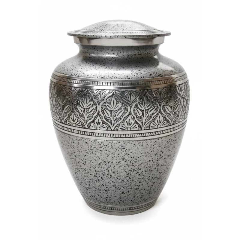 Image of Star Aluminum Speckled Cremation Urn Urns One Size Grey 94617425000