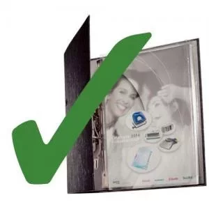 Image of Leitz Expanding Pocket with Metal Strip, Clear, 170 Micron PVC Pack 3