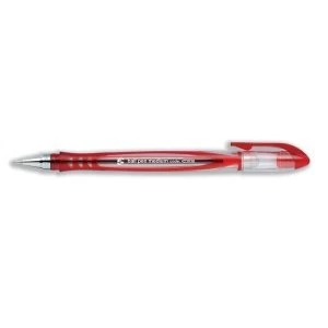 Image of 5 Star Office Grip Ball Pen 1.0mm Tip 0.4mm Line Red Pack of 20