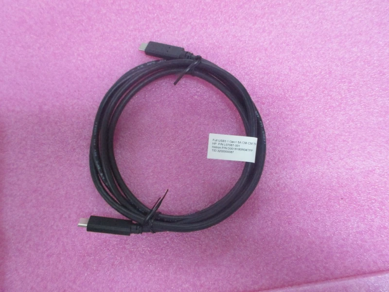 Image of HP L42425-001 USB cable USB 3.2 Gen 1 (3.1 Gen 1) 1.8 m USB C Black