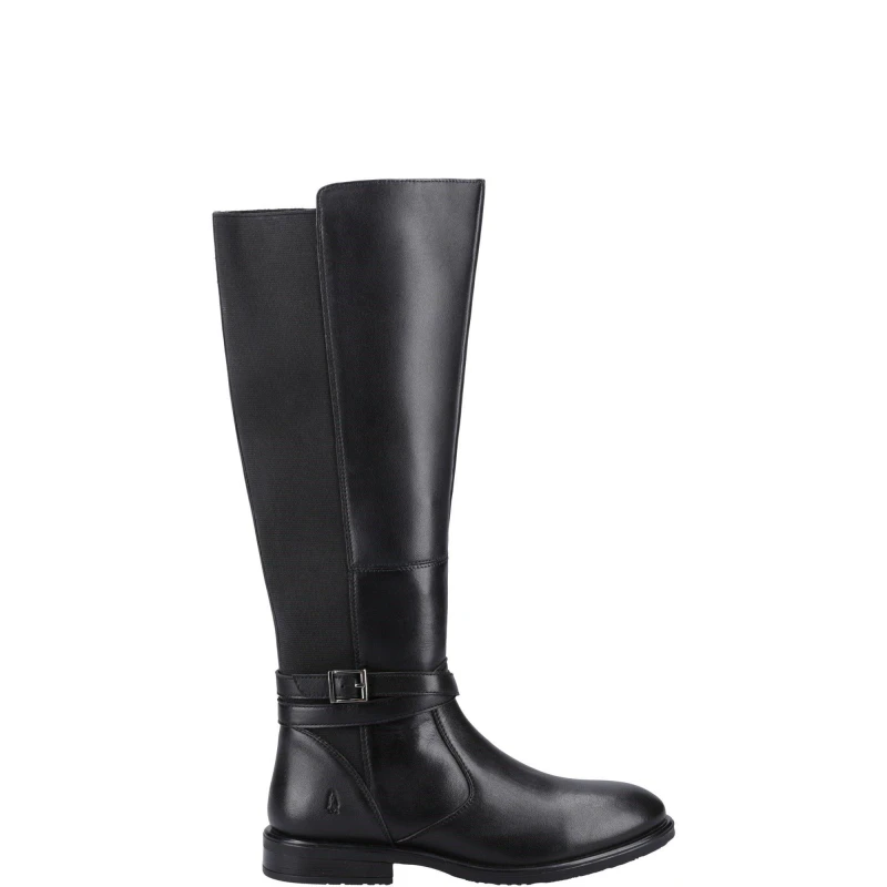 Image of Hush Puppies Womens Victoria Tall Zip Up Knee High Boots - UK 3 Black female GDE2852BLK3