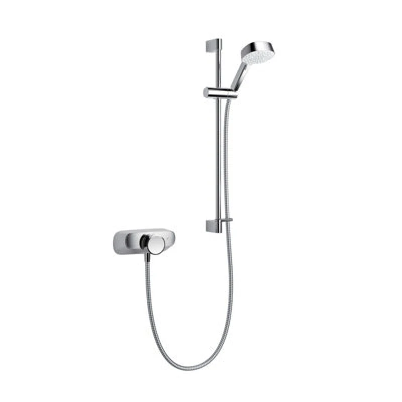 Image of Mira Form Single Outlet Shower Rail Kit - Chrome 31982W-CP