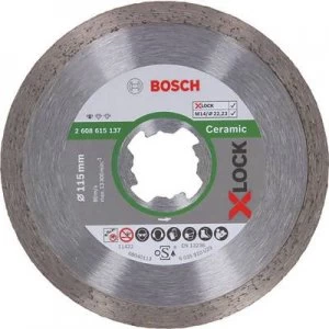 Image of Bosch X-LOCK diamond cut standard for ceramic 115mm Bosch Accessories 2608615137 Diameter 115mm