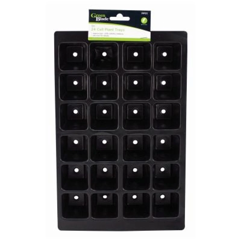 Image of Green Blade 3Pc 24 Cell Plant Trays 52486AWUK