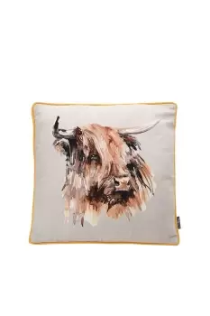 Image of Highland Cow Cushion 40cm