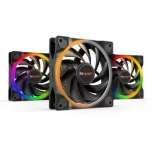 Image of be quiet! Light Wings 120mm ARGB PWM High Speed Fan Black 3 Pack