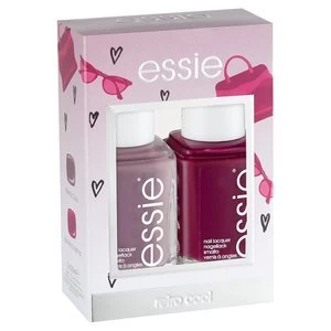Image of Essie Nail Colour Retro Cool Duo Kit 13.5ml