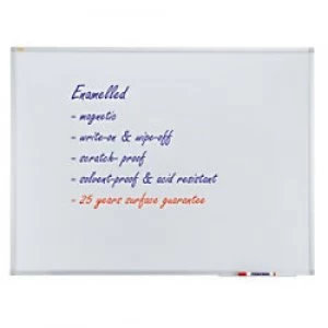 Image of Franken Wall Mountable Magnetic Whiteboard Enamel Valueline 150 x 100 cm