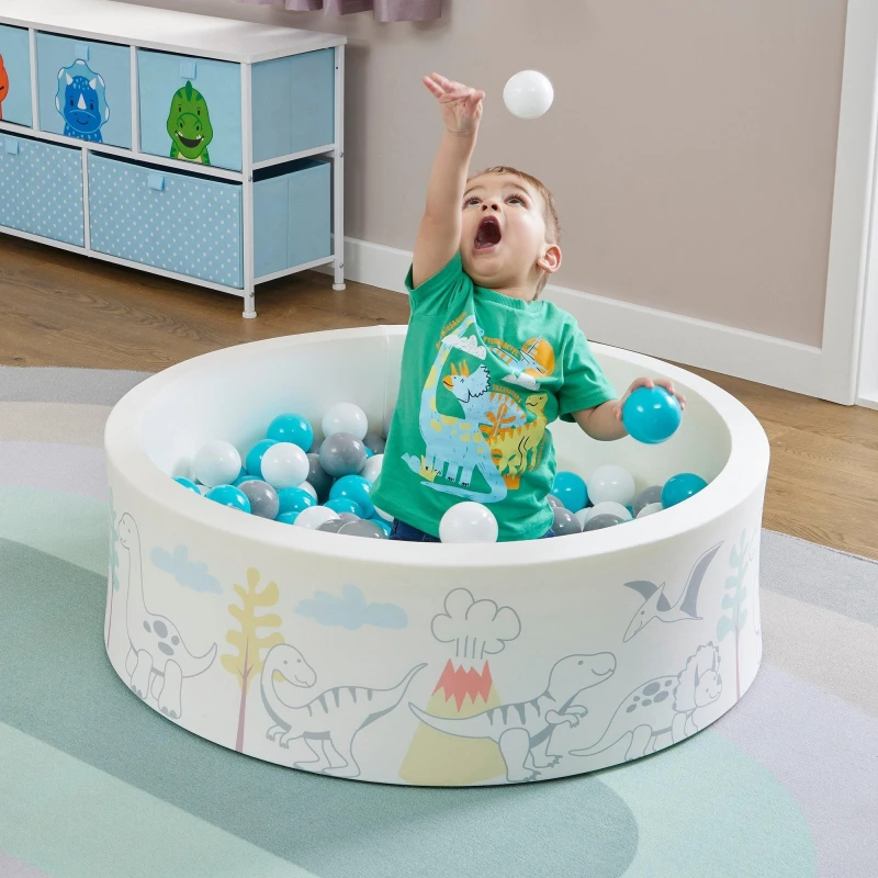 Image of Liberty House Toys Dinosaur Ball Pit White