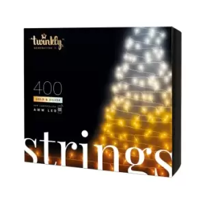 Image of Twinkly Strings 32m 400 Smart LED Lights - Amber/Warm White/Cool White