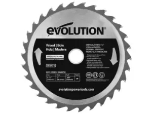 Image of Evolution GW210TCT-30 30T 210mm Wood Blade