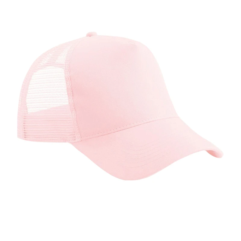 Image of Beechfield Trucker Cap in Light Pink Light Pink Unisex One Size