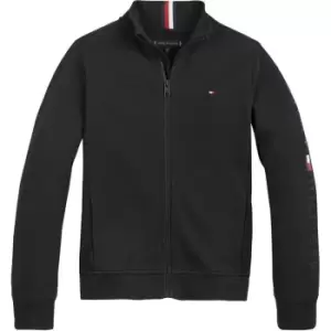 Image of Tommy Hilfiger Fleece Zipped Sweater Junior - Black