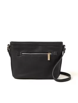 Image of Accessorize Top Zip Cross-body Bag, Black, Women